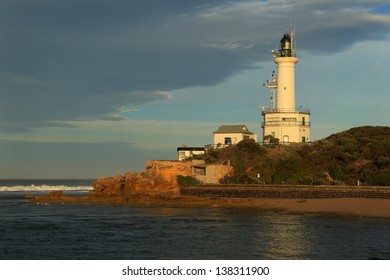 Point Lonsdale lighthouse(c1902) on the Bellarine Peninsula in Victoria, Australia - in the early morning light.