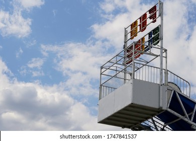 Point Pleasant, NJ/USA - May 25, 2020: Jenkinson's Boardwalk And Its Amusement Rides In Point Pleasant, NJ, Are Landmark Attractions On The Jersey Shore Drawing Many Thousands Of Visitors Each Summer.