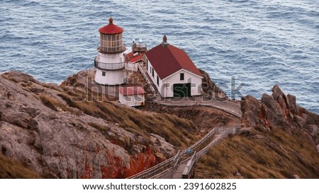 Point Reyes Lighthouse. Point Reyes National Seashore, Marin County, California, USA.