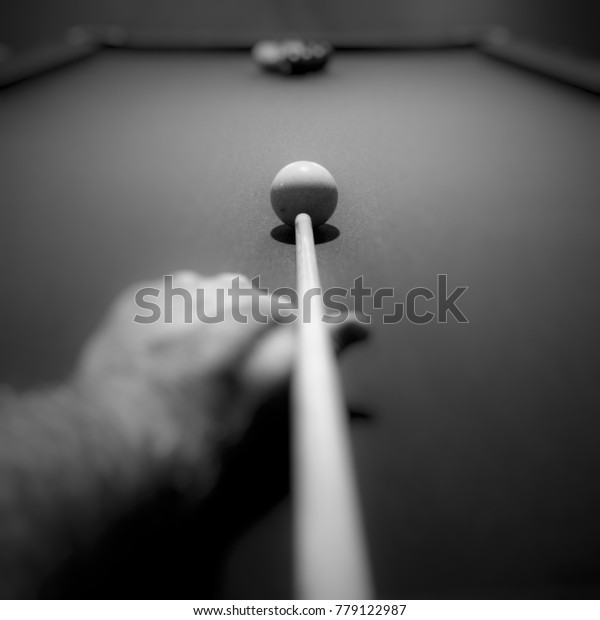 Point View Looking Down Pool Stick Stock Photo (Edit Now ...