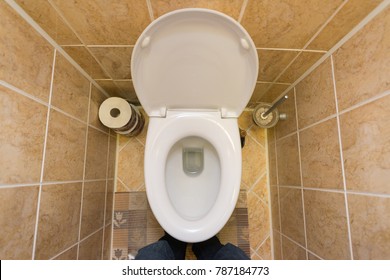 Toilet Restroom Top Stock Photo (Edit Now) 787184770