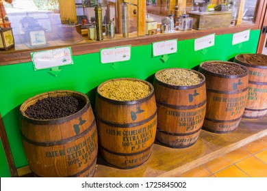 Pointe Noire, Basse-Terre, Guadeloupe - November 6, 2018 : Coffee Museum And Coffee Fabric