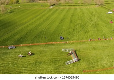 Point-to-Point Horse Racing Steeplechase at Caherty Road Broughshane Ballymena Co Antrim Northern Ireland run by Mid Antrim Hunt on 4th May 2019