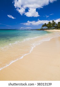 Poipu Beach Park At Kauai, Hawaii