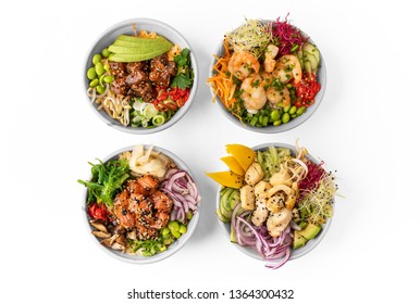 Poke bowls - The traditional Hawaiian food - Shutterstock ID 1364300432