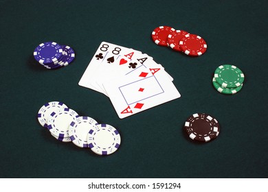 poker cards full house