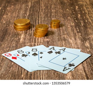 The poker hand called the "Dead Man's Hand" was what legend tells us was held by Wild Bill Hickock when he was murdered.