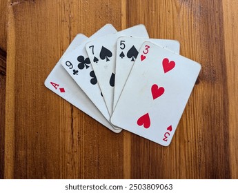 Poker Hand: High Card (Poker Cards) - Powered by Shutterstock