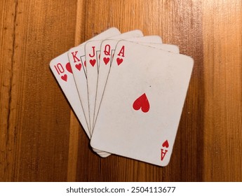 Poker Hand: Royal Flush (Poker Cards) - Powered by Shutterstock