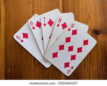 Poker Hand: Straight Flush (Poker Cards) - Powered by Shutterstock