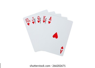 Poker Hearts 10 J Q K Stock Photo 266202671 | Shutterstock