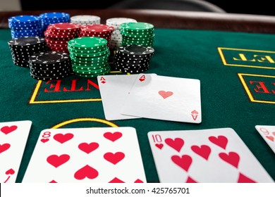 Poker Play Chips Cards Stock Photo 425765701 | Shutterstock