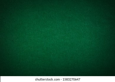 Poker Table Felt Background In Green Color