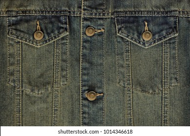 Pokets of jeans jacket, background