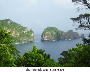 Pola Island And The Vai'ava Strait At The National Park Of American Samoa