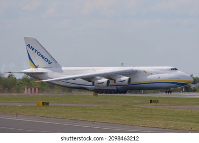 Poznań, Poland - 24.05.2021. Poznań - Antonov An-124-100M Ruslan, Antonov Airlines, UR-82008