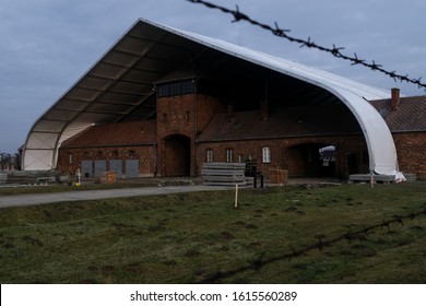 POLAND, Brzezinka, Birkenau-13 January 2020: Preparations For The 75th Anniversary Of The Liberation Of The Auschwitz Birkenau German Concentration Camp