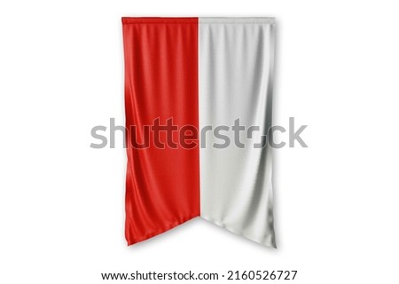 Poland flag and white background. - Image.