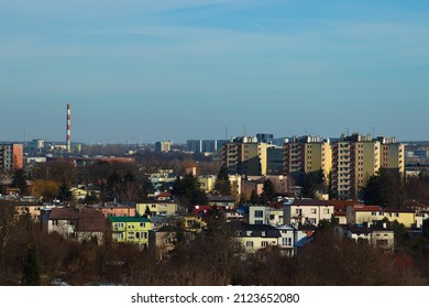 Poland, Lublin City View On A Sunny Day.