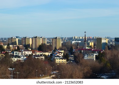 Poland, Lublin City View On A Sunny Day.