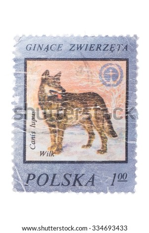 POLAND: A stamp printed in Poland from the 