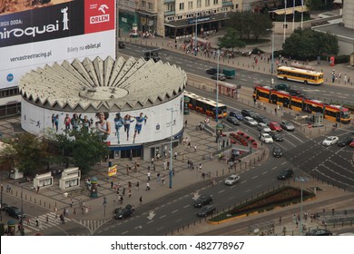 Poland, Warsaw. August 13. 2014. PKO Rotunda.