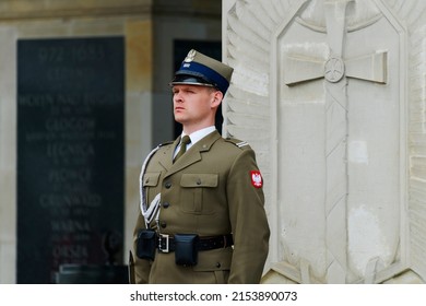 Poland, Warsaw May 8, 2022. Celebrations Of The End Of The Second World War At The Tomb Of The Unknown Soldier And Piłsudski Square.