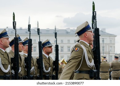 Poland, Warsaw May 8, 2022. Celebrations Of The End Of The Second World War At The Tomb Of The Unknown Soldier And Piłsudski Square.