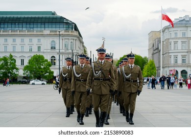 Poland, Warsaw May 8, 2022. Celebrations Of The End Of The Second World War At The Tomb Of The Unknown Soldier And Piłsudski Square.