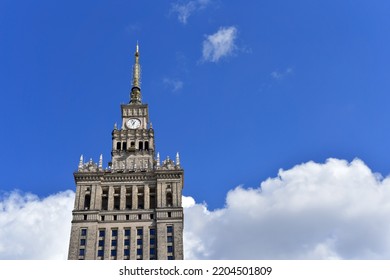 Poland Warsaw. Palace Of Culture And Science.