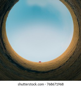 Polar coordinates landscape