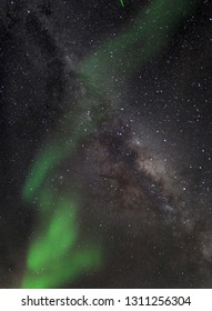 Polar Night In Antartica, Aurora