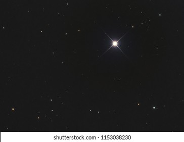 Polaris Or Alpha Ursae Minoris Or The Pole Star Is The Brightest Star In The Constellation Ursa Minoris