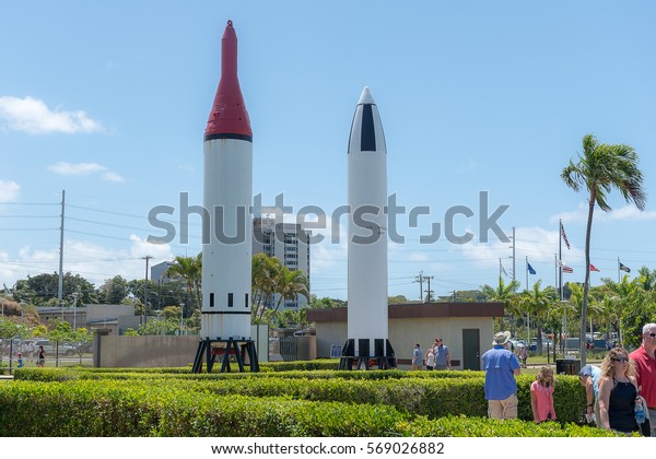 Polaris Submarine Ballistic Missile Uss Arizona Stock Photo 569026882 ...