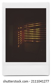 Polaroid photo dark light shadow - Shutterstock ID 2111041277