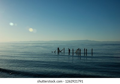 poles in the sea