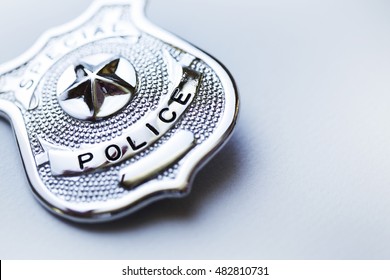 Police badge - Shutterstock ID 482810731