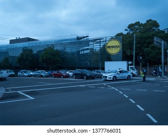 Police Block The Street Off City Road, Outside The Seymour Centre, In Sydney For The Schoolstrike4Climate. March 15th, 2019