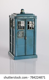 Police Box as Doctor Who's Tardis Isolated