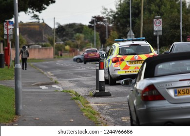 Police Car In Bournemouth, UK - 10 09 2018 