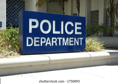Police Department Sign