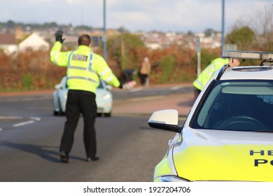 Police Doing Covid-19 Traffic Stops On Barry Island 