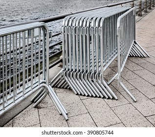 Police Fences Barriers For Crowd Control