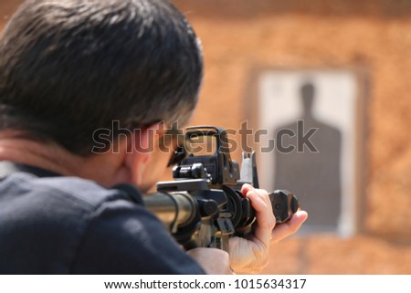 Police firearms training