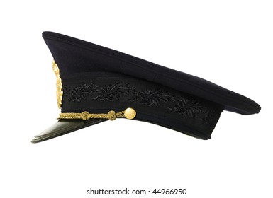 Police Hat Isolated On White Background