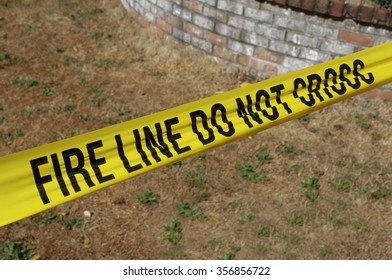 Police Line Across Grassy Road Stock Photo 356856722 | Shutterstock