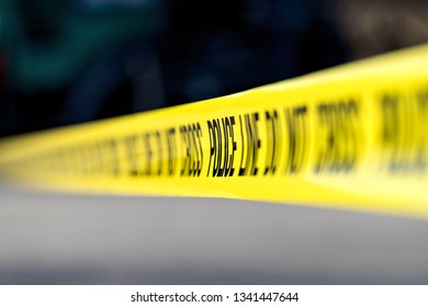 Police Line Crime Scene Stock Photo 1341447644 | Shutterstock