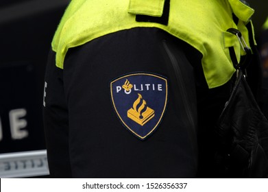 Police Logo At Amsterdam The Netherlands 2019