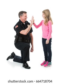 Police: Officer And Child Share High Five