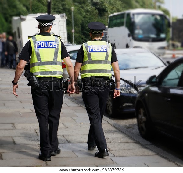 Police Officer On Duty Stock Photo (Edit Now) 583879786